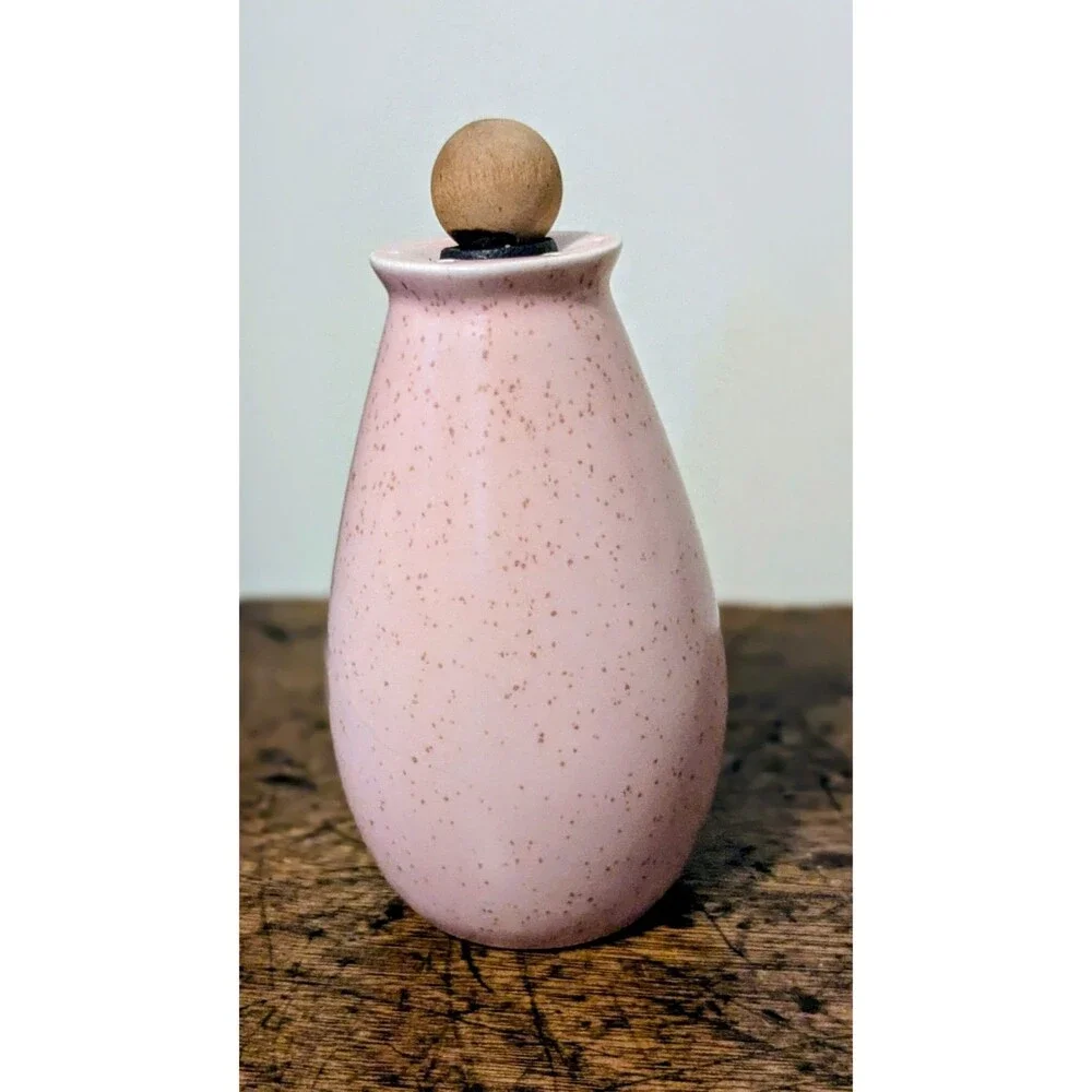 Vintage Vernon Ware Tickled Pink 9-Piece Lot - Mid-Century Modern Atomic Pink